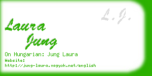 laura jung business card